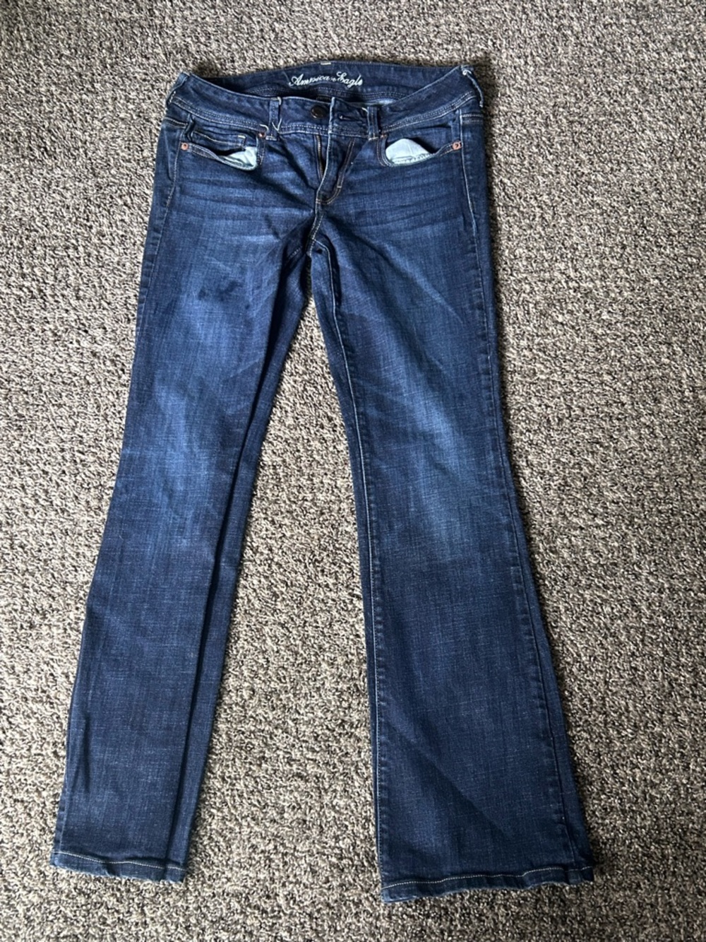 American Eagle Outfitters Dark Blue Flare Jeans